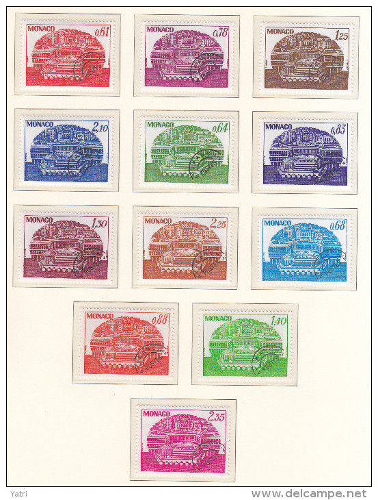 Monaco 1979 Annata Completa / Complete Year Set **/MNH VF - Komplette Jahrgänge