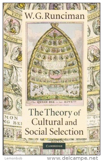 The Theory Of Cultural And Social Selection By Runciman, W. G (ISBN 9780521136143) - Soziologie/Anthropologie