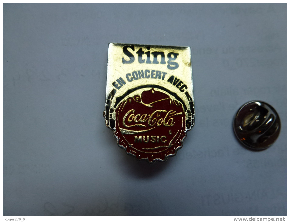 Coca Cola , Musique , Sting En Concert - Coca-Cola