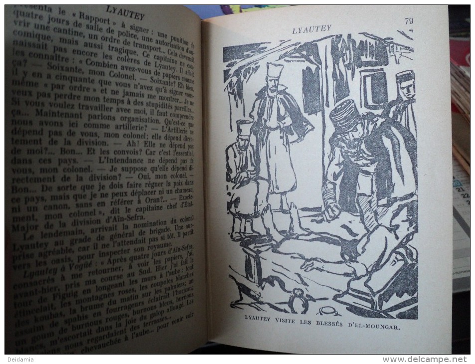 Bibliothèque Verte " LYAUTEY" Par André MAUROIS Illustrations Emilien DUFOUR 1939. Hachette - Bibliothèque Verte
