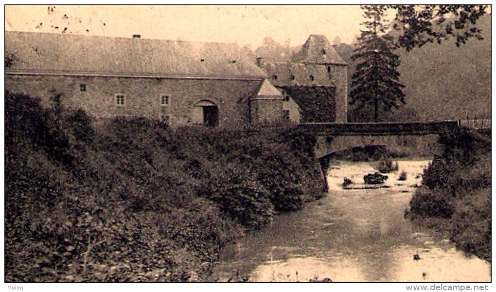 ROISEUX =  VUE SUR LE HOYOUX  MARCHIN = SUR ROISEU ? = Env BARSE-LEZ-HUY - MODAVE & LIEGE - Chateau Ferme A557 - Marchin