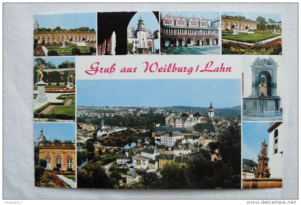 Germany Gruss Aus Weilburg An Der Lahn  Multi View A 41 - Weilburg