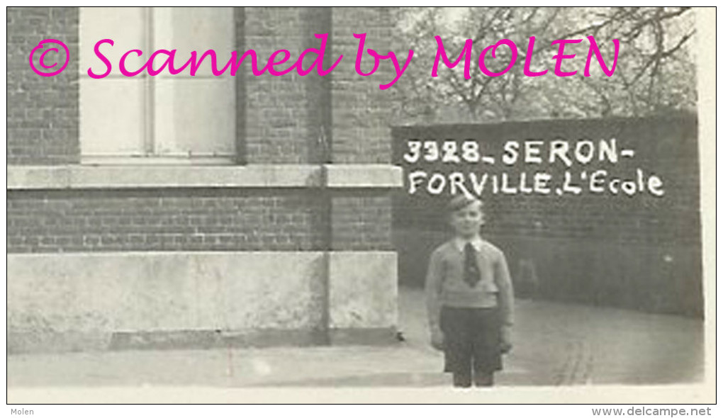 SERON FORVILLE : L’ ECOLE Des FILLES - CARTE PHOTO Edition Photographe MOSA = FERNELMONT   A240 - Fernelmont