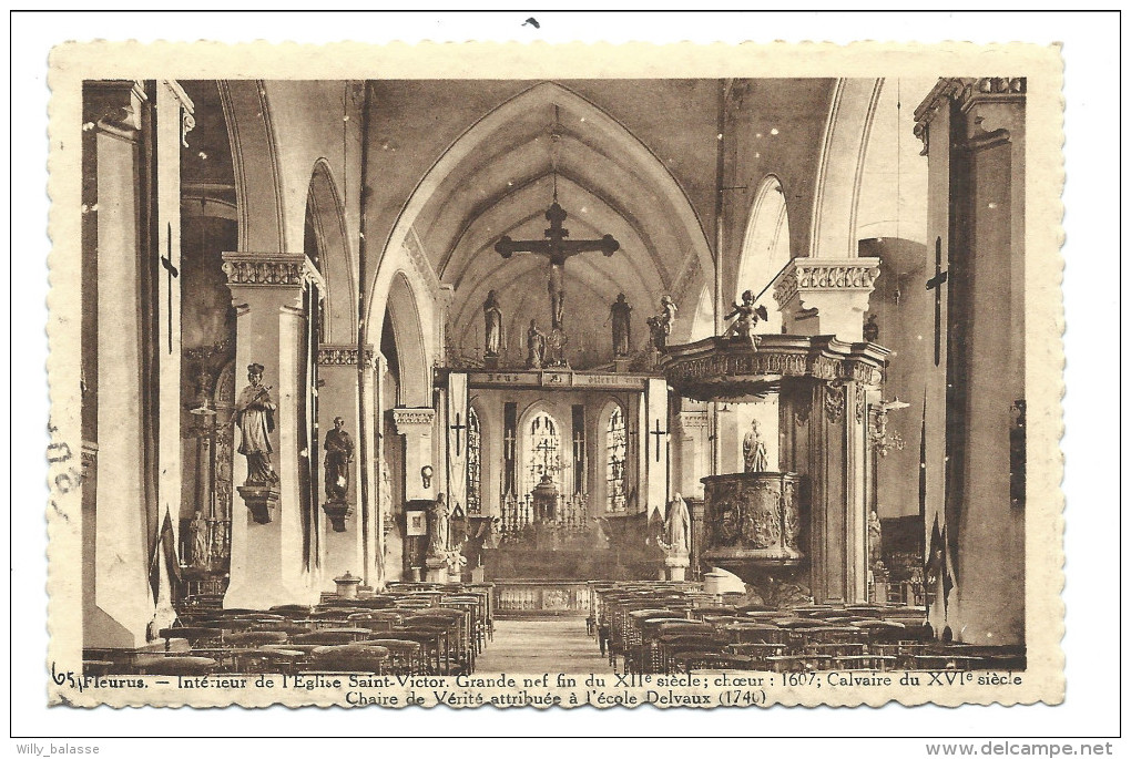 CPA - FLEURUS - Intérieur De L'Eglise St Victor   // - Fleurus