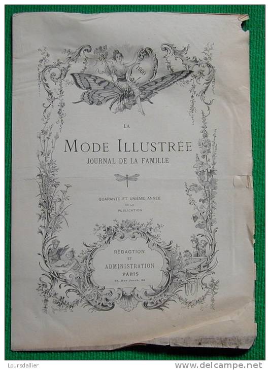 LA MODE ILLUSTREE 1896 - Magazines - Before 1900