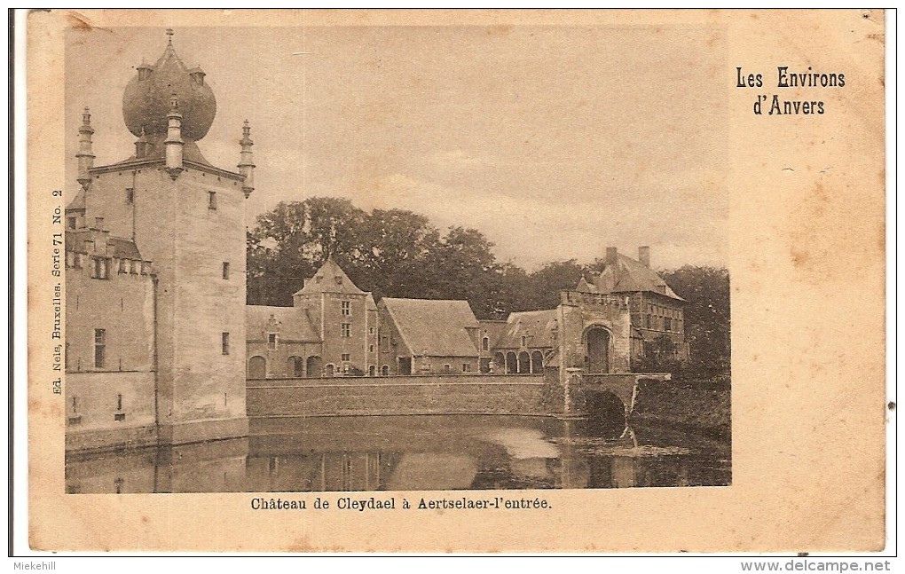 AARTSELAAR-AERTSELAER-CHATEAU DE CLEYDAEL KASTEEL-L'ENTREE-Nels - Aartselaar