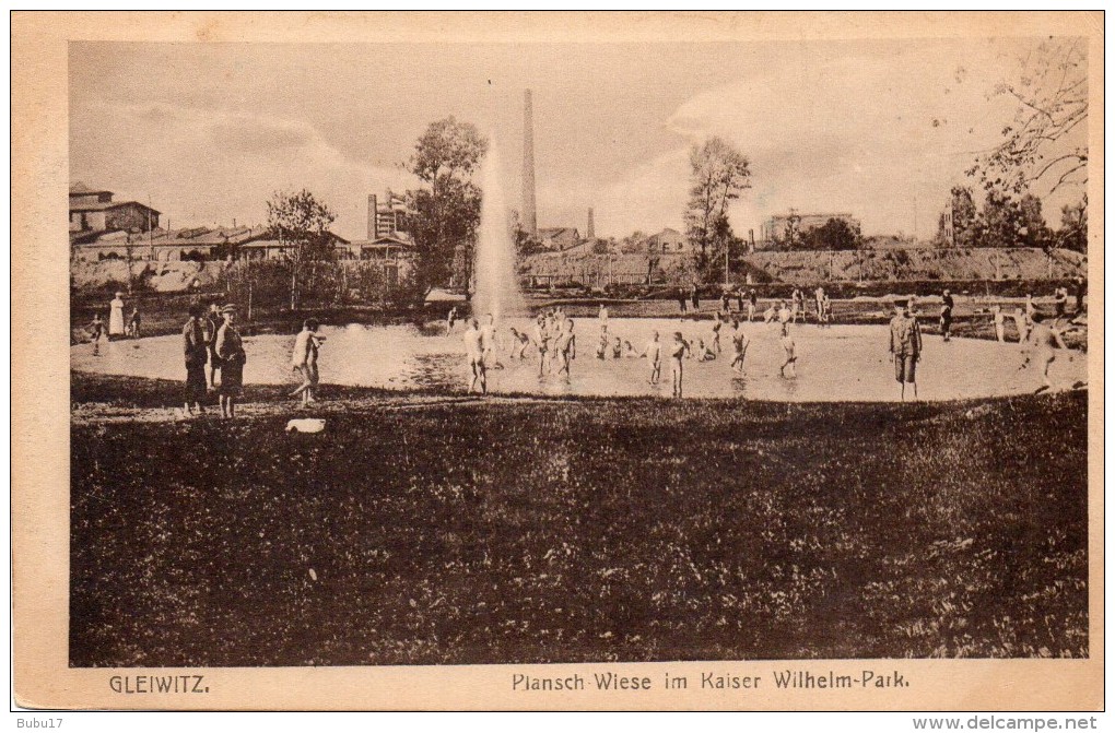 POLOGNE-GLEIWITZ-PLANSCH WIESE IM KAISER WILHELM PARK - Pologne