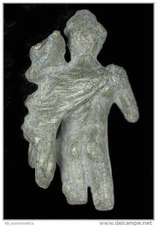 Roman Bronze Statue Of Mercury - Archéologie