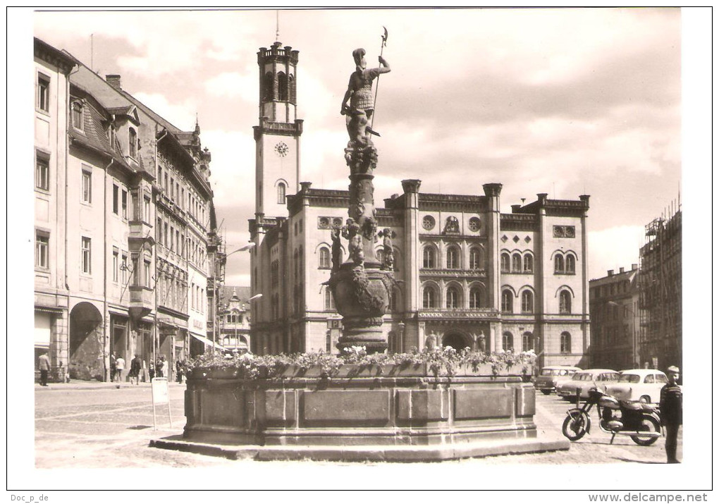 Deutschland - Zittau - Marsbrunnen Am Platz Der Jugend - Zittau