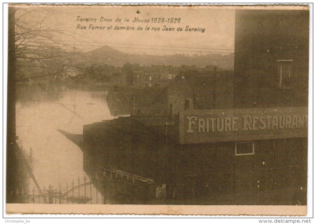 Seraing, Inondations 1925-1926, Creu De La Meuse, Rue Ferrer Et Derrière De La Rue Jean De Seraing  (pk21375) - Seraing