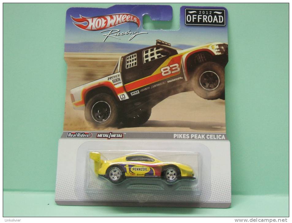 TOYOTA CELICA PIKES PEAK - Racing Offroad 2012 - HOTWHEELS Hot Wheels Mattel 1/64 - HotWheels