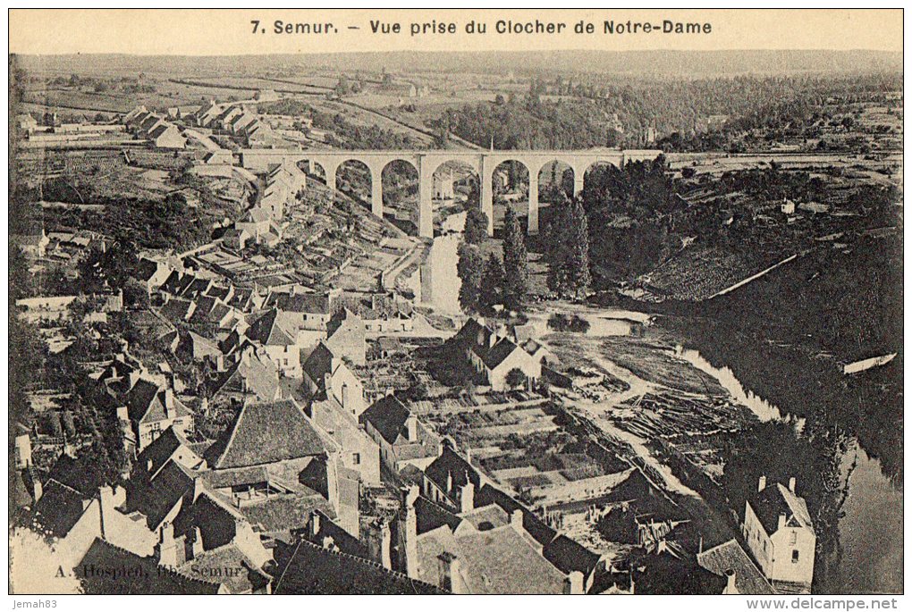 SEMUR VUE PRISE DU COLCHER NOTRE DAME (LOT W17) - Semur