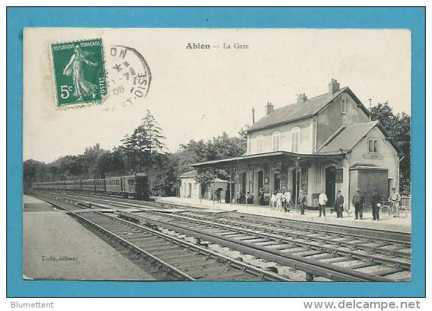 CPA Chemin De Fer Arrivée Du Train En Gare De ABLON 94 - Ablon Sur Seine