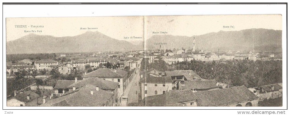 ITA.0012/  Thiene - Panorama - Carte Double - Altri & Non Classificati