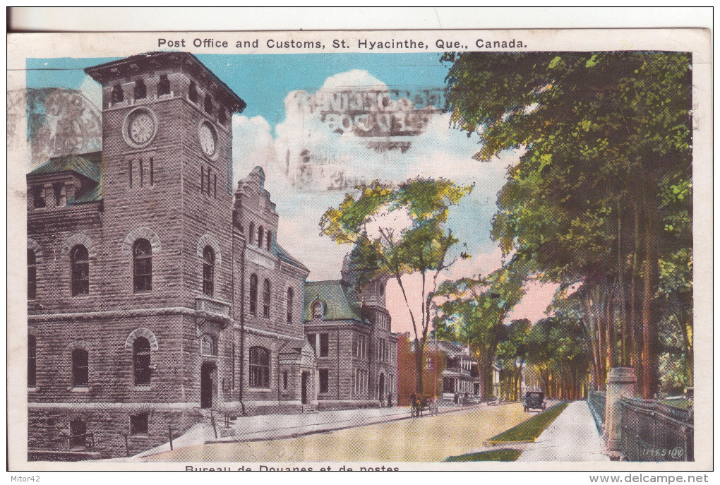 11-St.Hyacinthe-Quebec-Canada-Post Office-Bureau De Douanes Et De Postes-v.1906 - St. Hyacinthe
