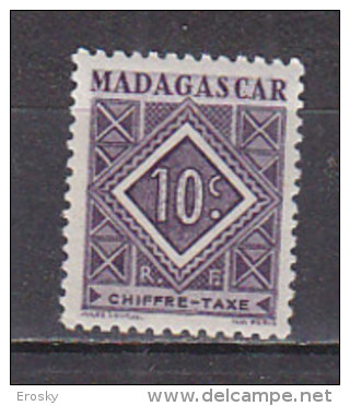 M4547 - COLONIES FRANCAISES MADAGASCAR TAXE Yv N°31 ** - Portomarken