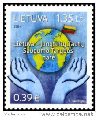 Lithuania 2014 Mih. 1165 UN Security Council MNH ** - Lituania