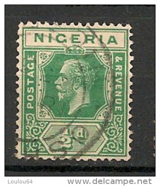 Timbres - Grande-Bretagne (ex-colonies Et Protectorats) - Nigeria - 1914 - 1/2 D. - - Nigeria (...-1960)