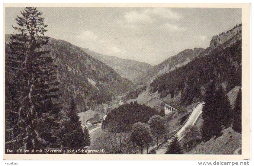 Hollental Mit Ravennabrucke Schwarzwald- (a3222) - Hinterzarten