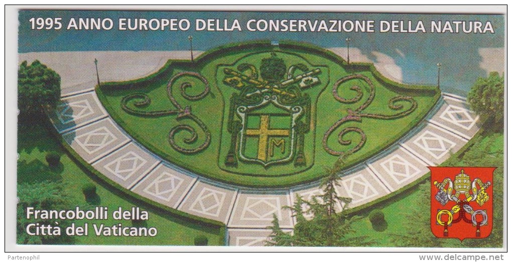 Vaticano 1995 Libretto Anno Europeo Conservazione Natura BOOKLET NATURE - Carnets