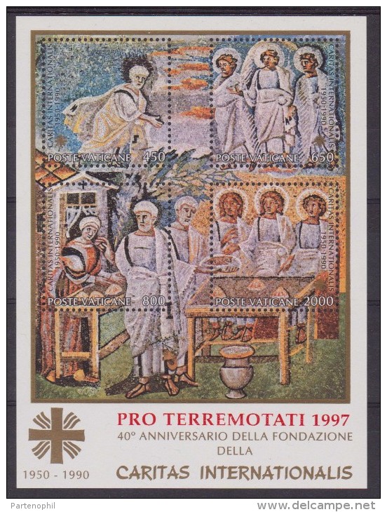 VATICANO 1997 PRO TERREMOTATI MNH - Carnets