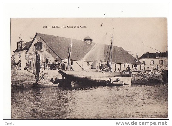 Etel - La Criée Et Le Quai - Etel