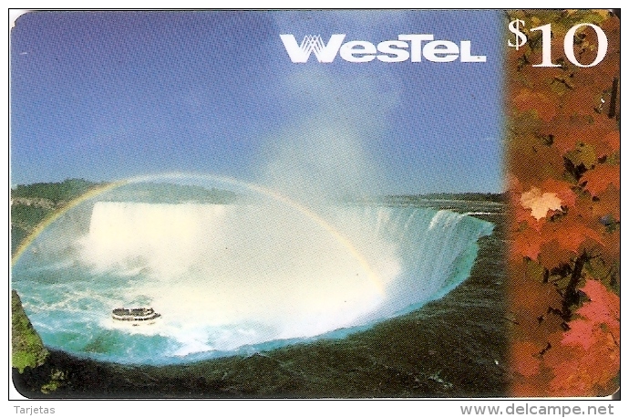 TARJETA DE CANADA DE LAS NIAGARA FALLS (CASCADA-CATARATA-WATERFULL) - Canada