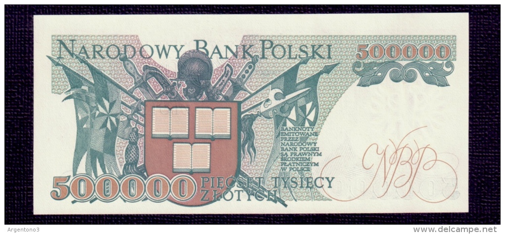 Poland 500000 Zlotych 1990 UNC - Poland