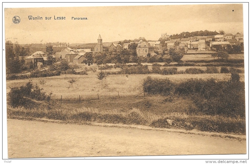 Wanlin-sur-Lesse NA3: Panorama 1928 - Houyet