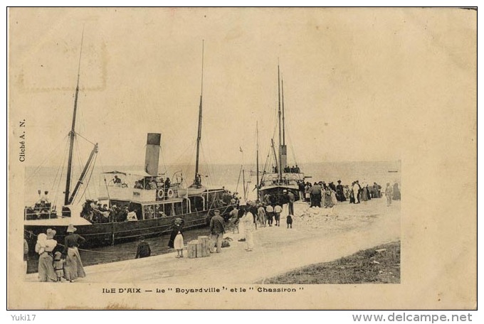 17 ILE D'AIX BATEAU BOYARDVILLE ET CHASSIRON - Autres & Non Classés