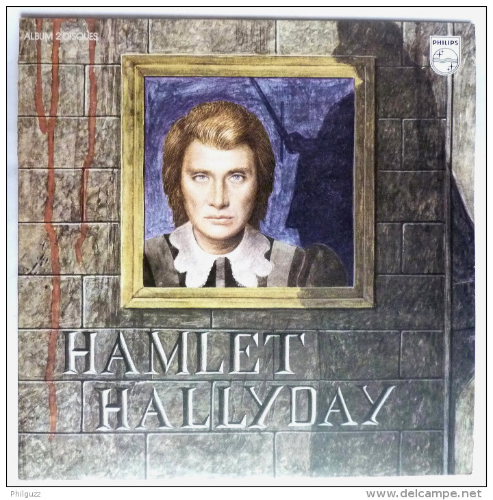 Disque Vinyle 33T JOHNNY HALLYDAY  - HAMLET PHILLIPS 6641470 1976 - Double Album 2 Disques - Autres & Non Classés