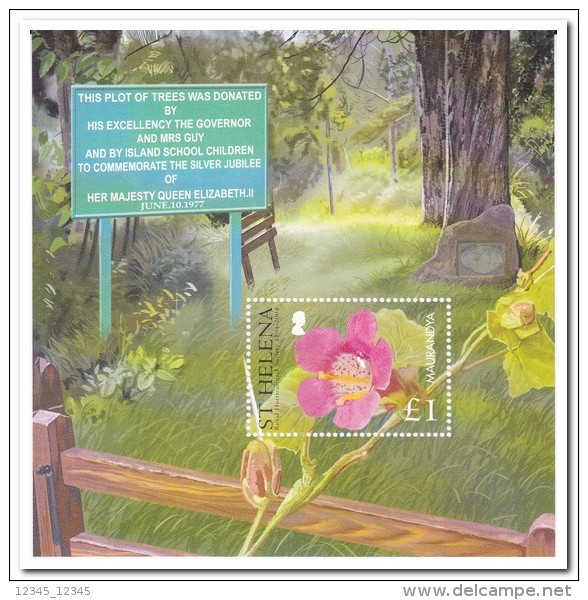 St Helena 2004, Postfris MNH, Flowers - Isla Sta Helena