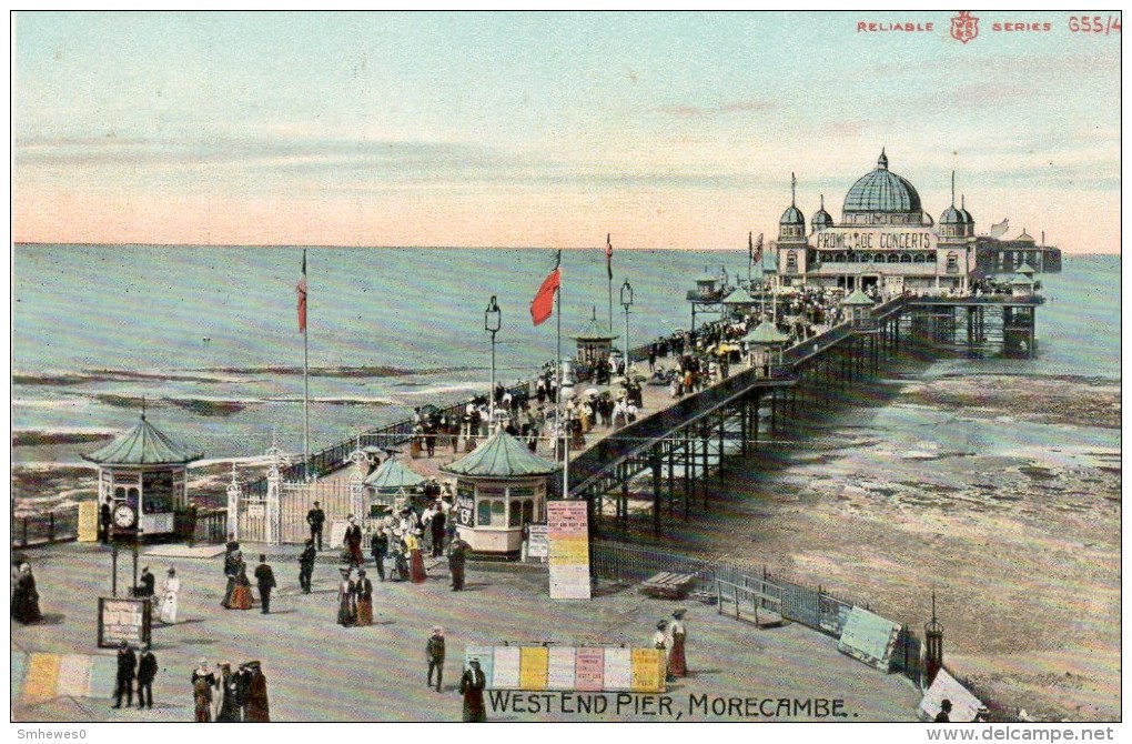 Postcard - Morecambe West End Pier, Lancashire. G55/47 - Autres & Non Classés