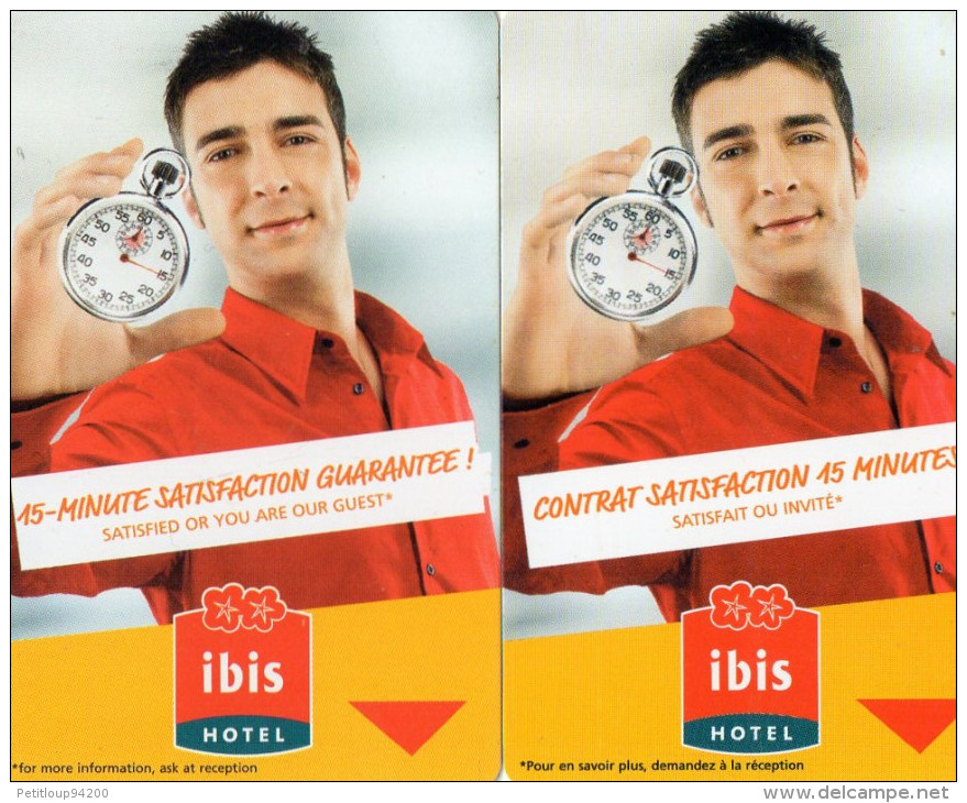 2 CLES D'HOTEL HOTEL IBIS - Hotel Key Cards