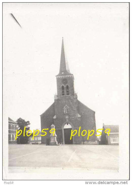 Format Cpa Ak Pk St Sint Maria Lierde Photographie Foto Eglise Kerk Monument Au Mort - Lierde