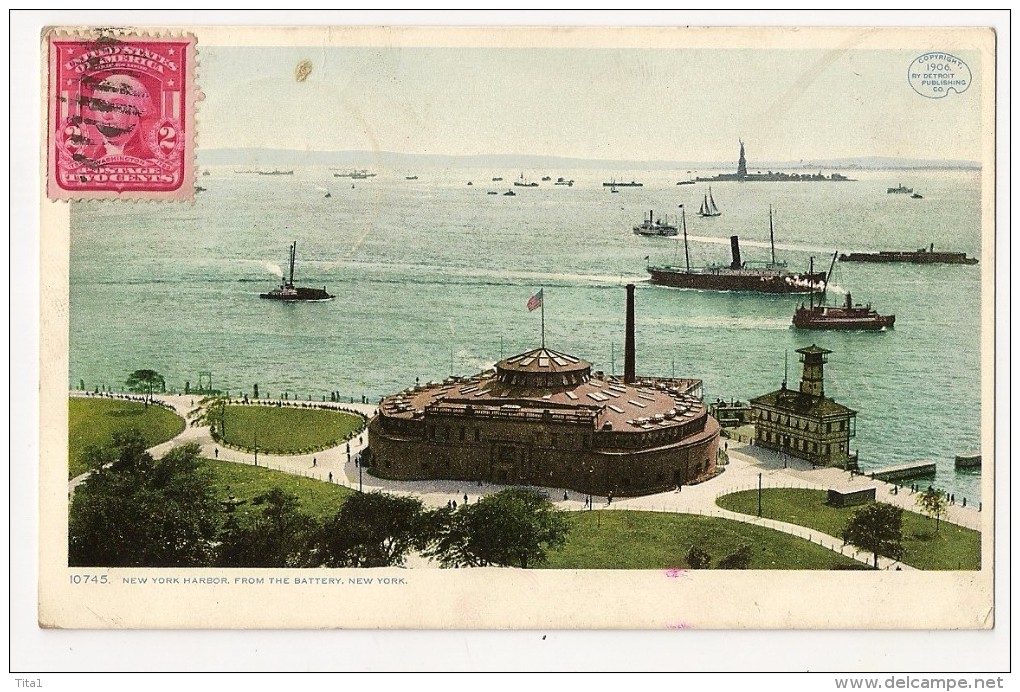 S3348 - New York Harbor From The Battery - Transport