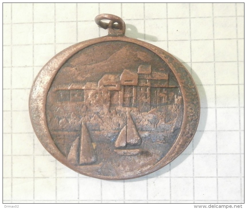 MEDAL PLAQUE - Glider, Bateau à Voile, Bateau à Voile /  Ship MEDAILLE Pendant, Pendentif - Other & Unclassified