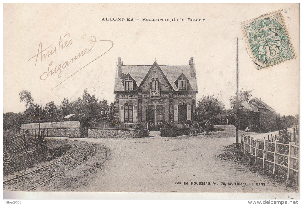 Allonnes  (72)  Resyarant De La Raterie - Allonnes