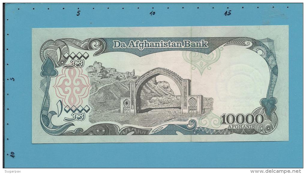 Afghanistan -  10000 Afghanis - SH 1372 ( 1993 ) - P 63 B - UNC. - With Space - 3 Scans - Afghanistán