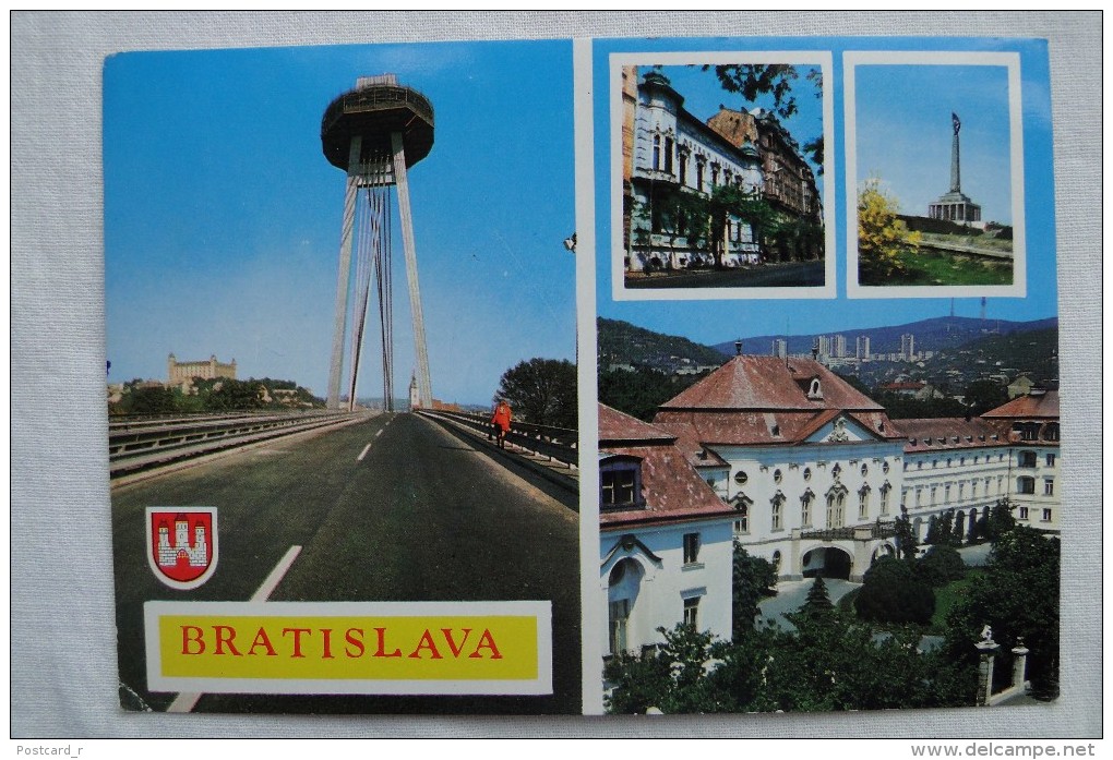 Slovakia Bratislava Multi View Stamp 1979 A 37 - Slovakia