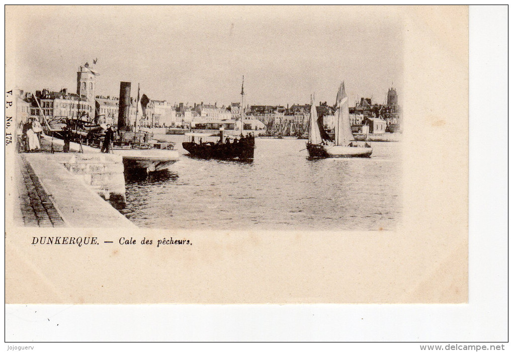 Dunkerque Cale Des Pêcheurs ( Bateau Leughenaer  Minck Pas Encore Construit éditeur VP 175 - Dunkerque