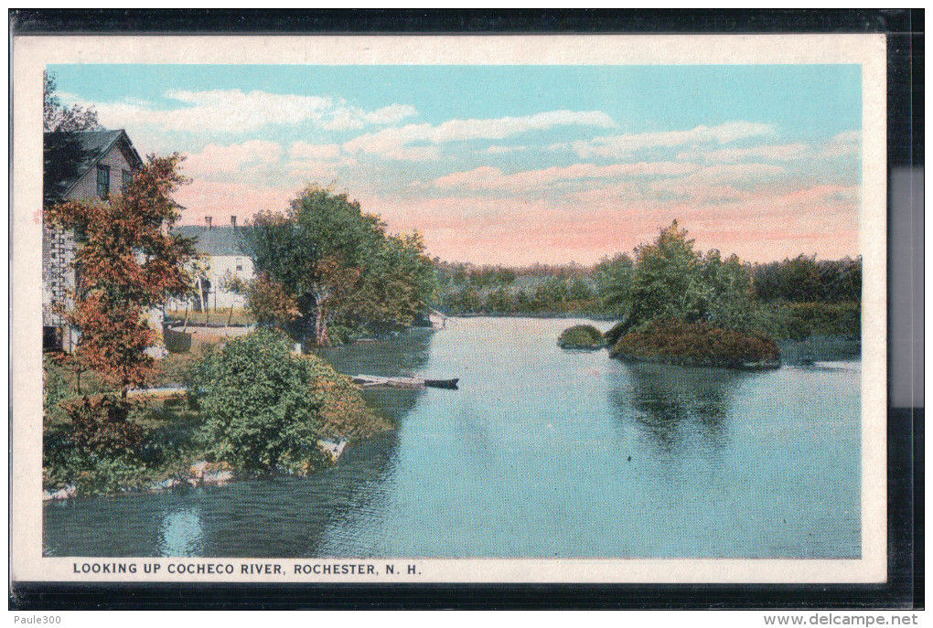 Rochester - Looking Up Cocheco River - New Hampshire - Rochester