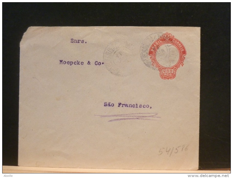 54/586  ENVELOPPE    BRESIL  1925  POUR USA - Postwaardestukken