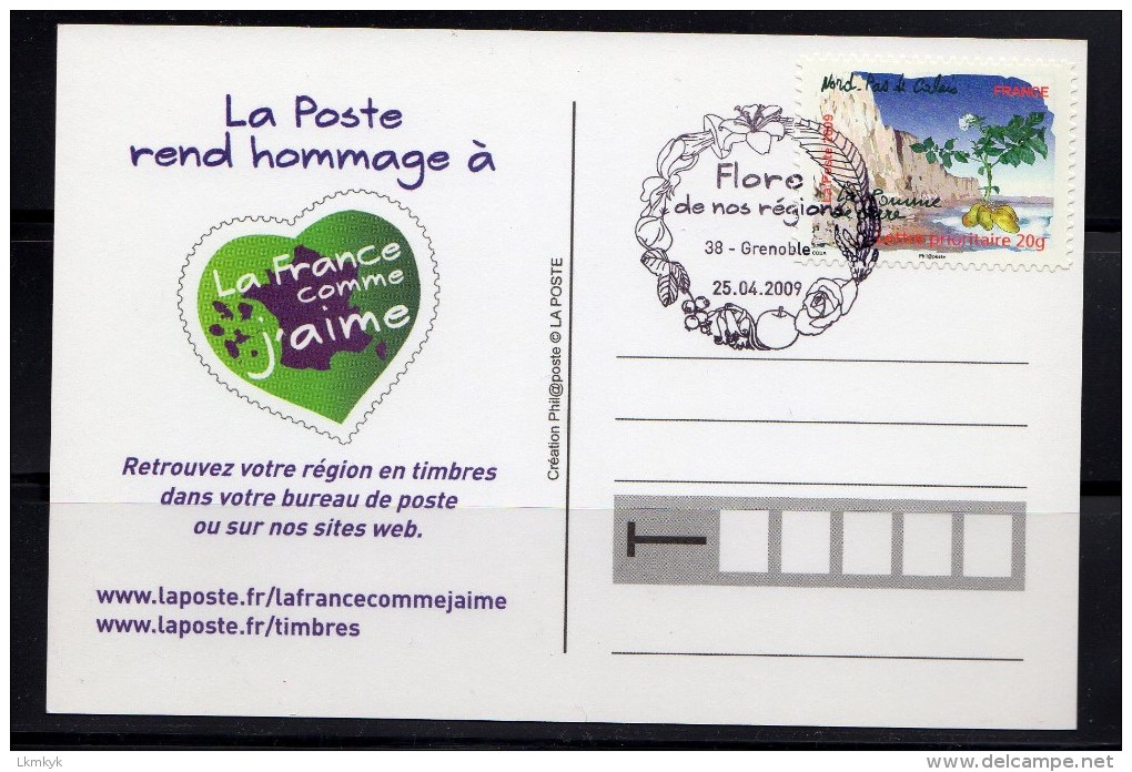 France 2009.Flore De Nos Régions.Nord Pas De Calais.La Pomme De Terre - Usados