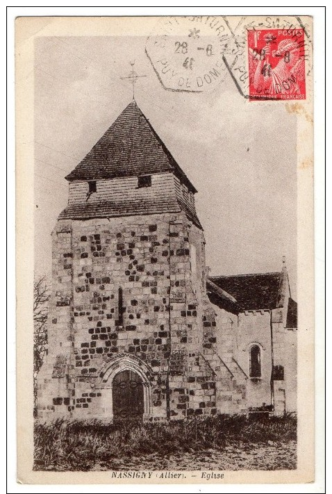 S1671 @ 03 @ NASSIGNY @ BELLE CPA : EGLISE @ A VOIR - Other & Unclassified