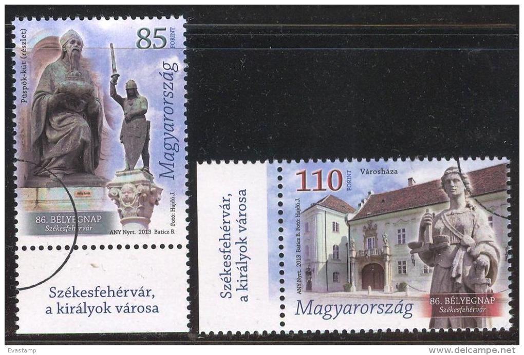 HUNGARY-2013. SPECIMEN - 86th Stampday Set - Town Hall At Székesfehérvár/Justitia Mi:5624-5625. - Gebraucht