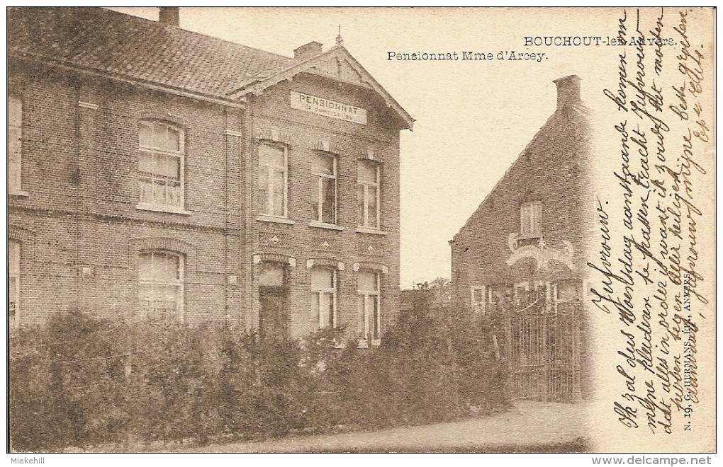 BOECHOUT-BOUCHOUT-PENSIONNAT DE DEMOISELLES  MME D'ARCEY - Boechout