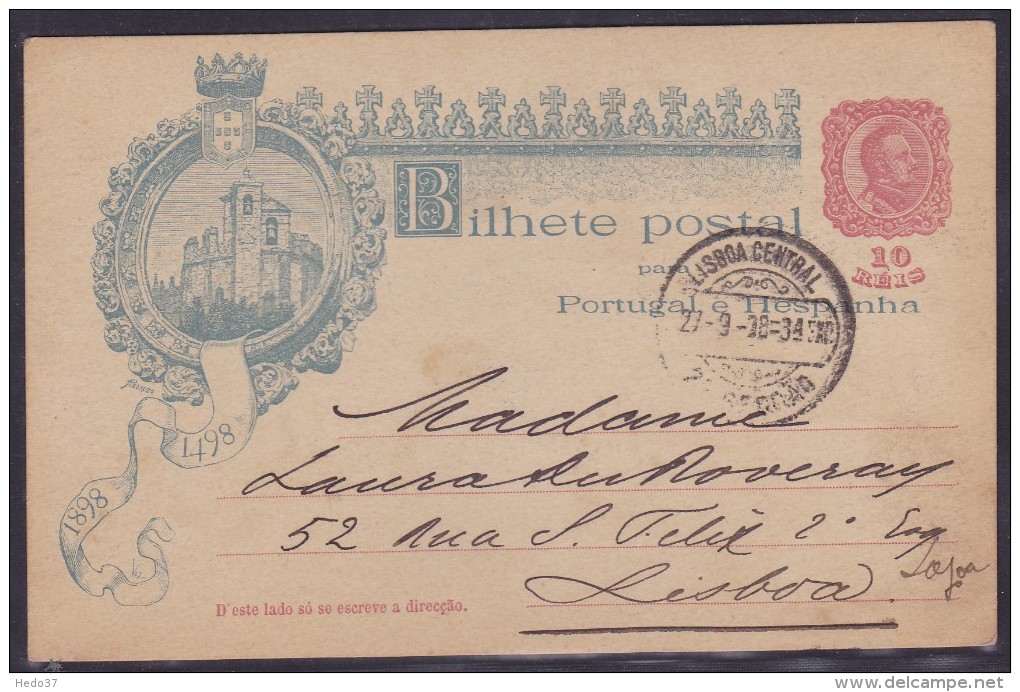 Portugal - Lettre - Poststempel (Marcophilie)