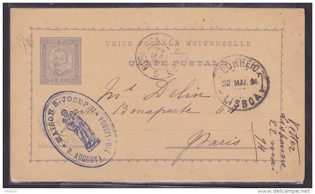 Portugal - Lettre - Postmark Collection