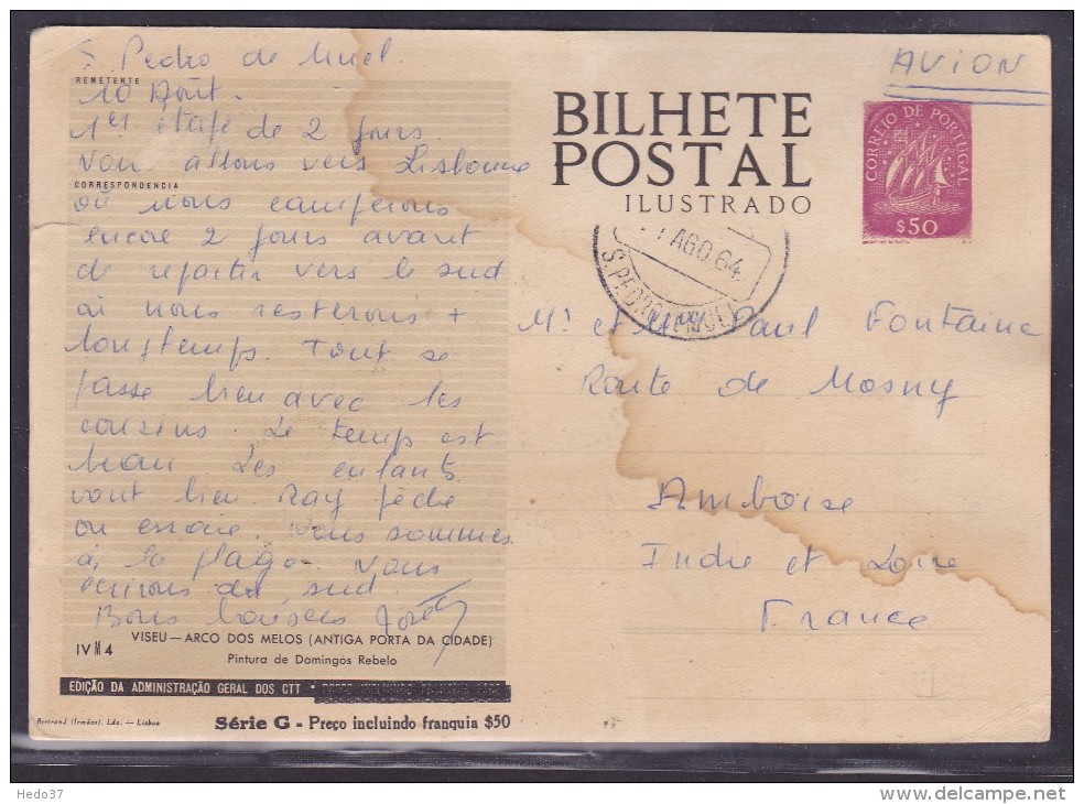 Portugal - Lettre - Postmark Collection